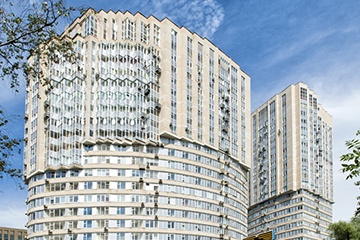 Здание в Москве, в котором находится клиникa Фэйс Смайл центр